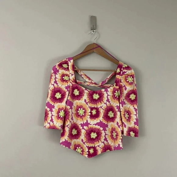 Free People Tops - Free People Give Me More Crop Top in Pop Combo Size Large